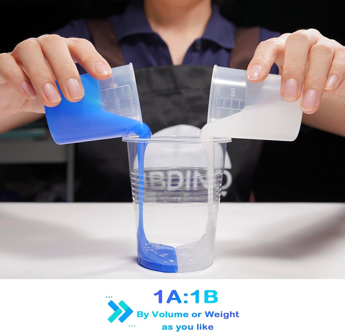 Silicone Mold Making Kit, Liquid Silicone for Molds Making 30A Clear- Silicon Rubber 38.8 Oz, 1:1