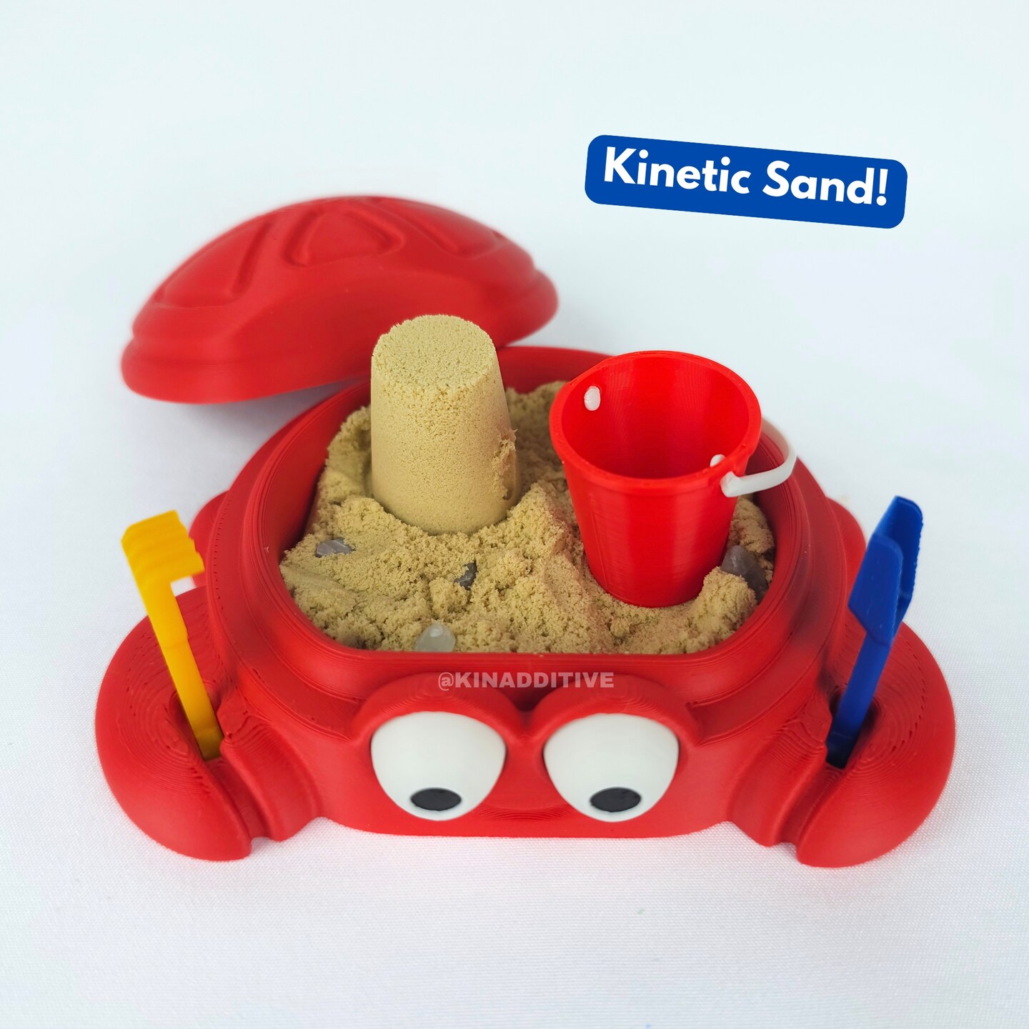 Mini Crab Sandbox Zen Garden with Sand and Mini Tools | MakerPlace