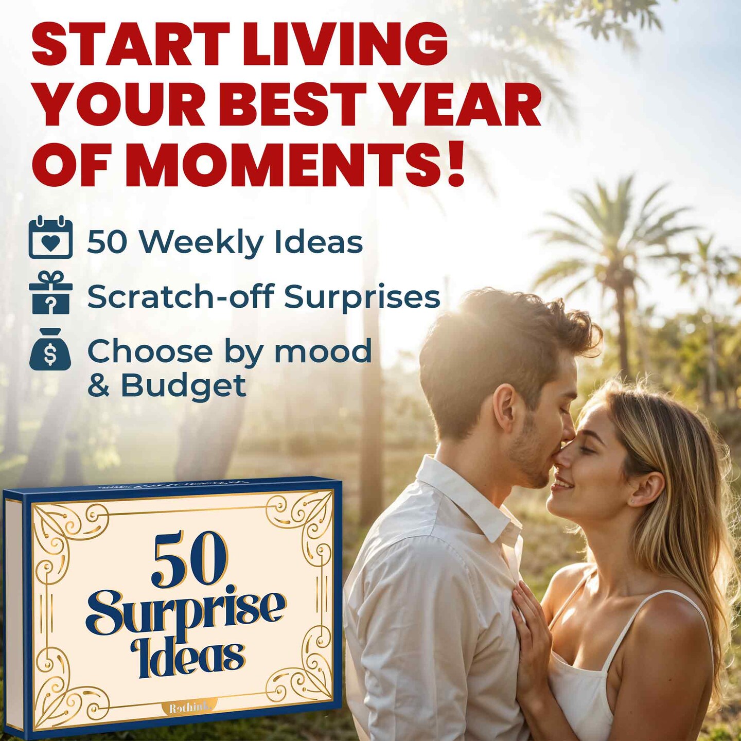 QUOKKA 50 Surprise Ideas Gifts for Couples &#x2013; Romantic Scratch-Off Couple Gifts for Him and Her &#x2013; Fun &#x26; Romantic Cards to Reconnect, Laugh &#x26; Explore Together &#x2013; Birthday Wedding Anniversary Idea
