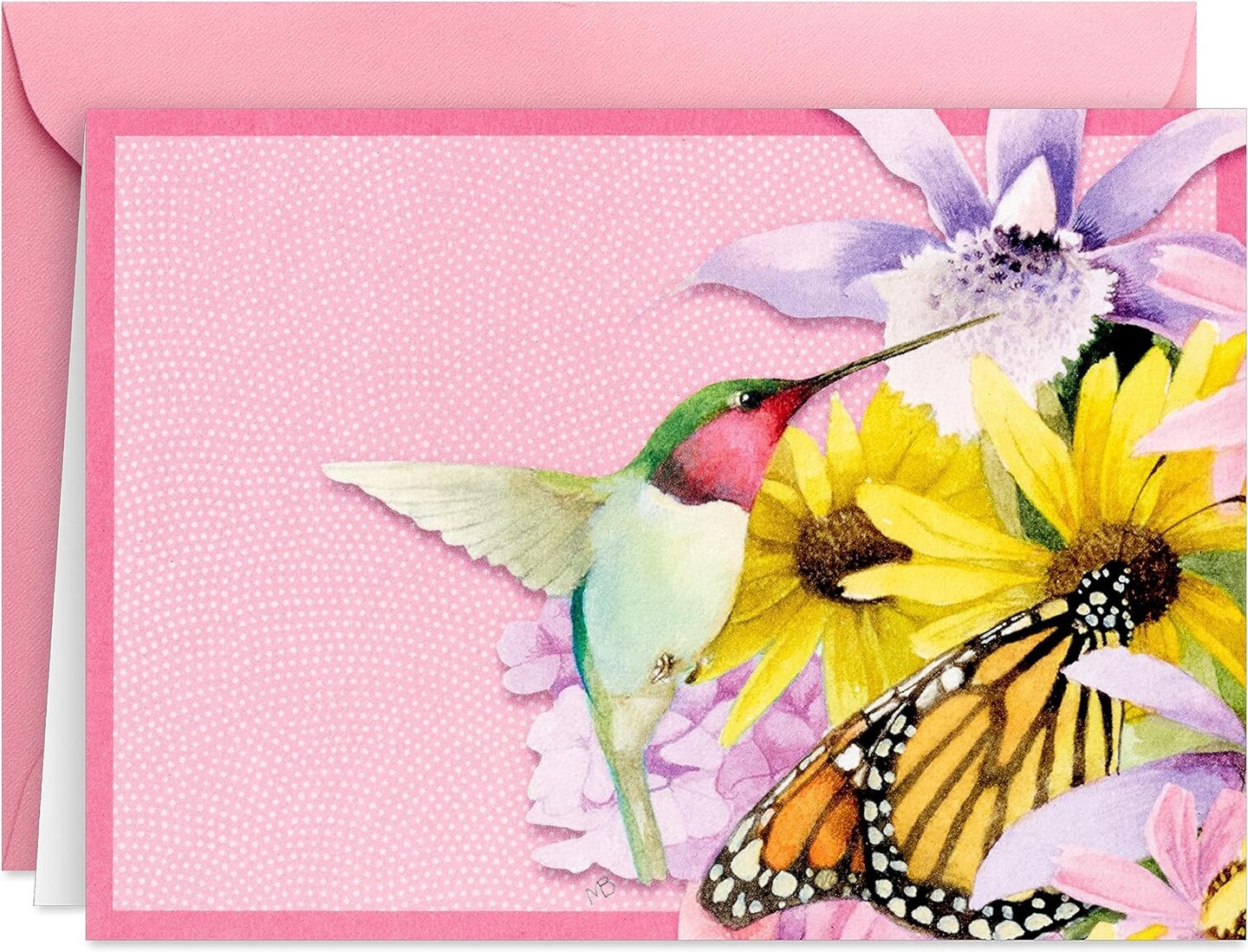 Bastin Floral Notecards (20 Blank Cards with Envelopes)