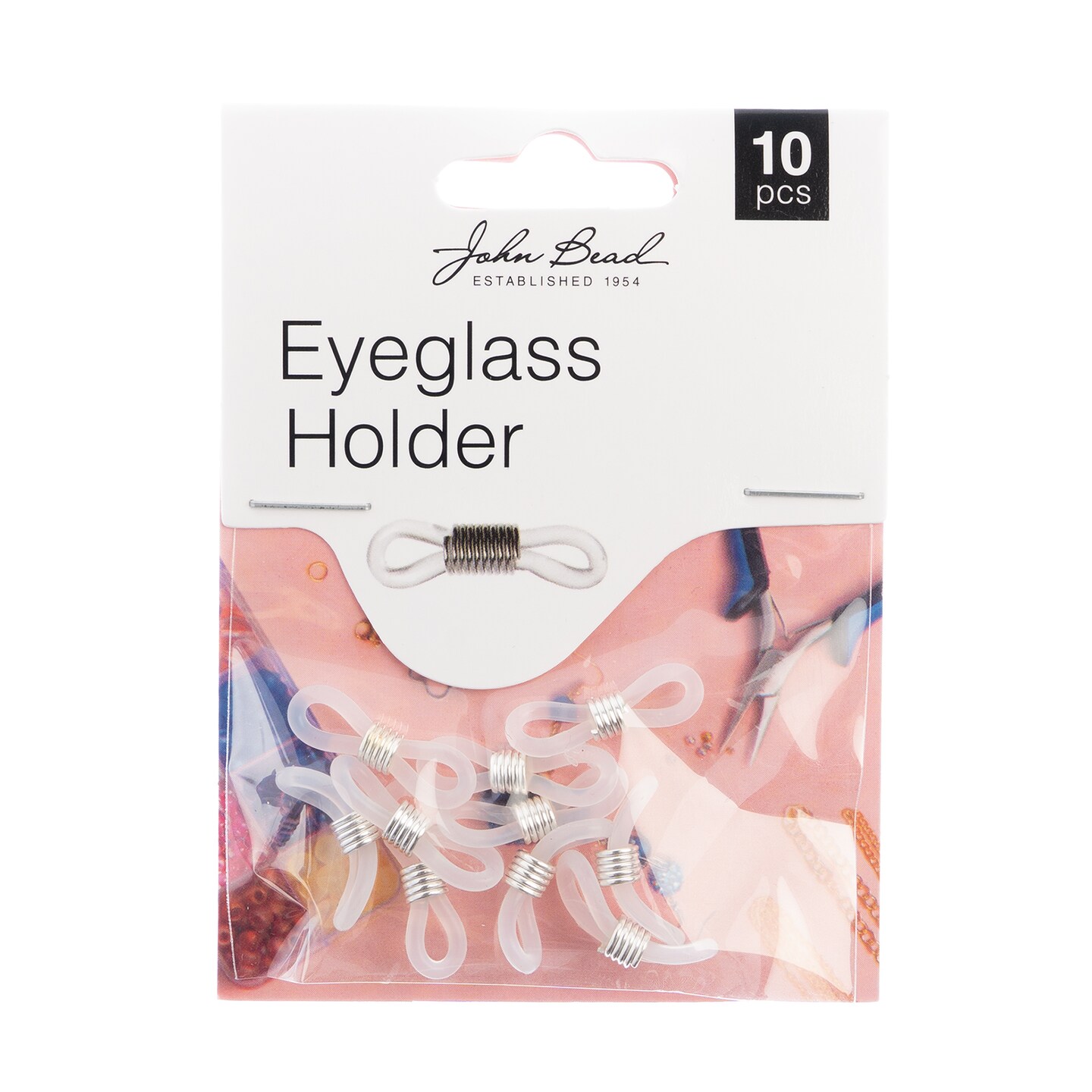 John Bead Must Have Findings 25x7mm Eyeglass Holder, 10pcs