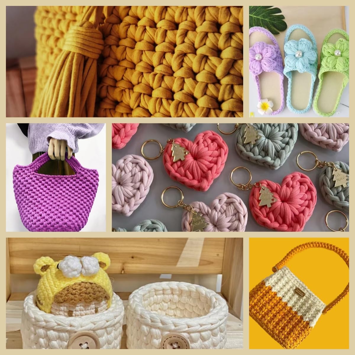 Crochet Stretch Fabric,Hand Knitting Yarn for Crocheting(Dark Blue)