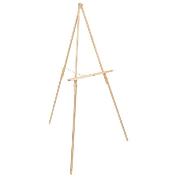 KINGART&#xAE; Wood Floor Standing Easel 65&#x201D;