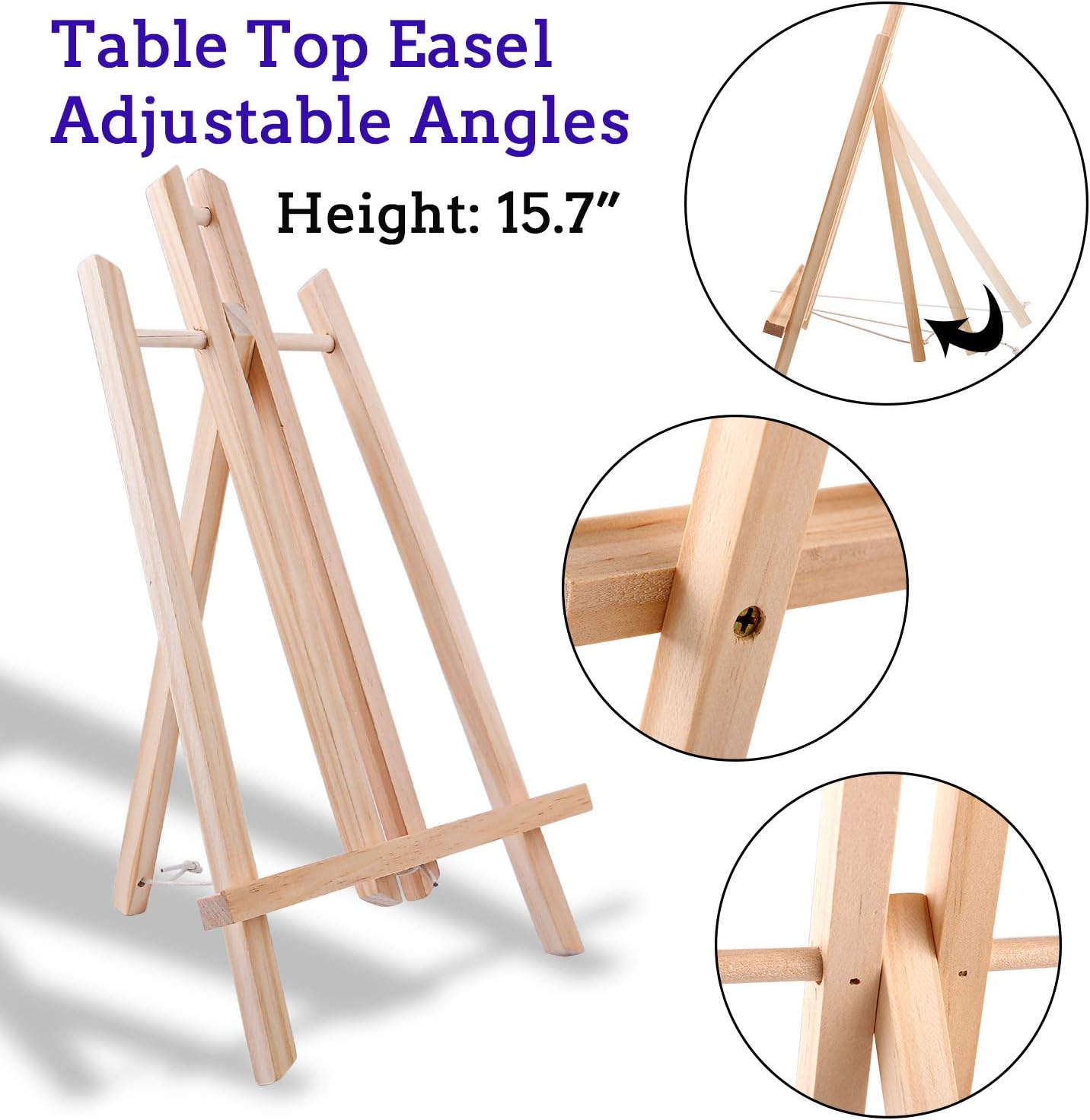 Acrylic Paint Set,46 Piece Professional Painting Supplies with Paint Brushes