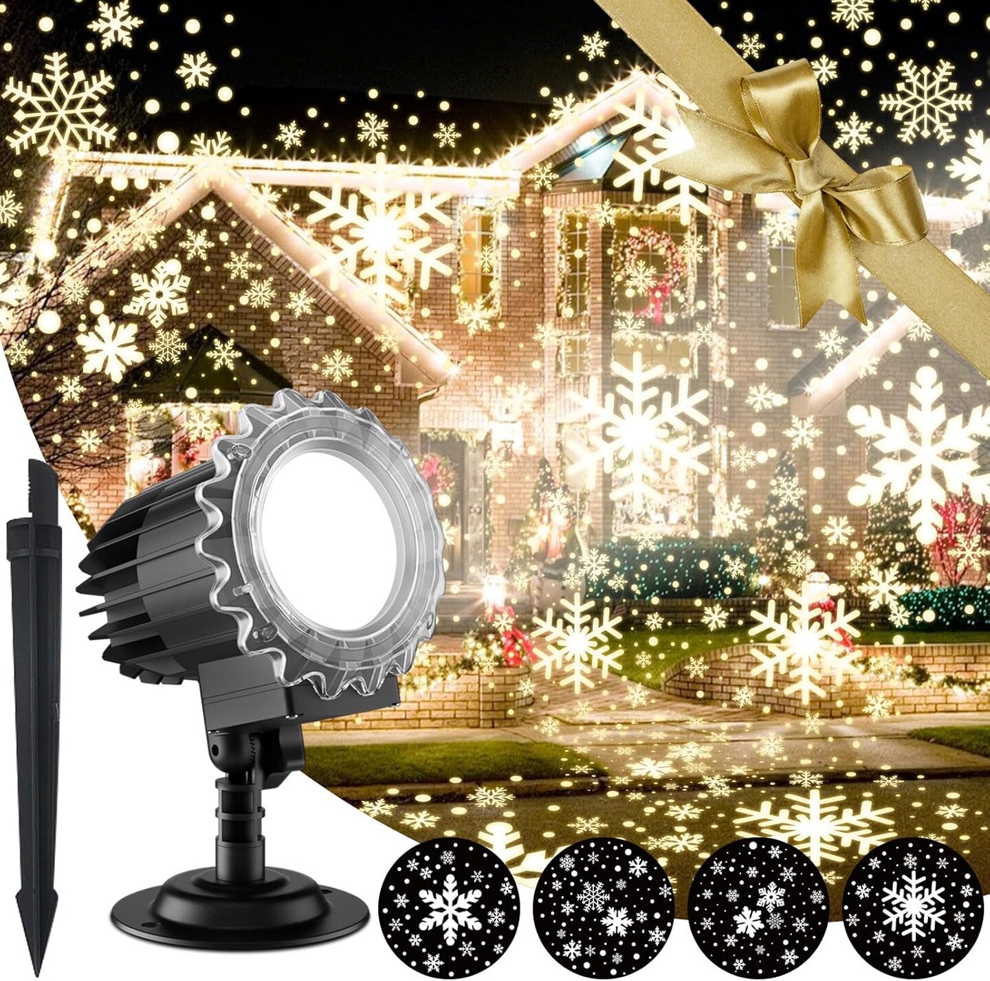 Christmas Snowflake Projector Lights