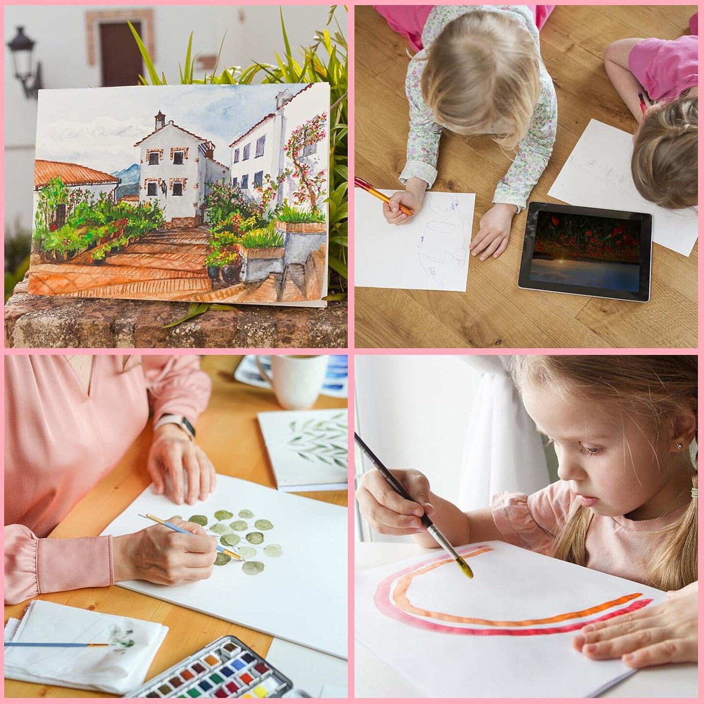 56 Pack Canvas Panels - 8x10 Inch
