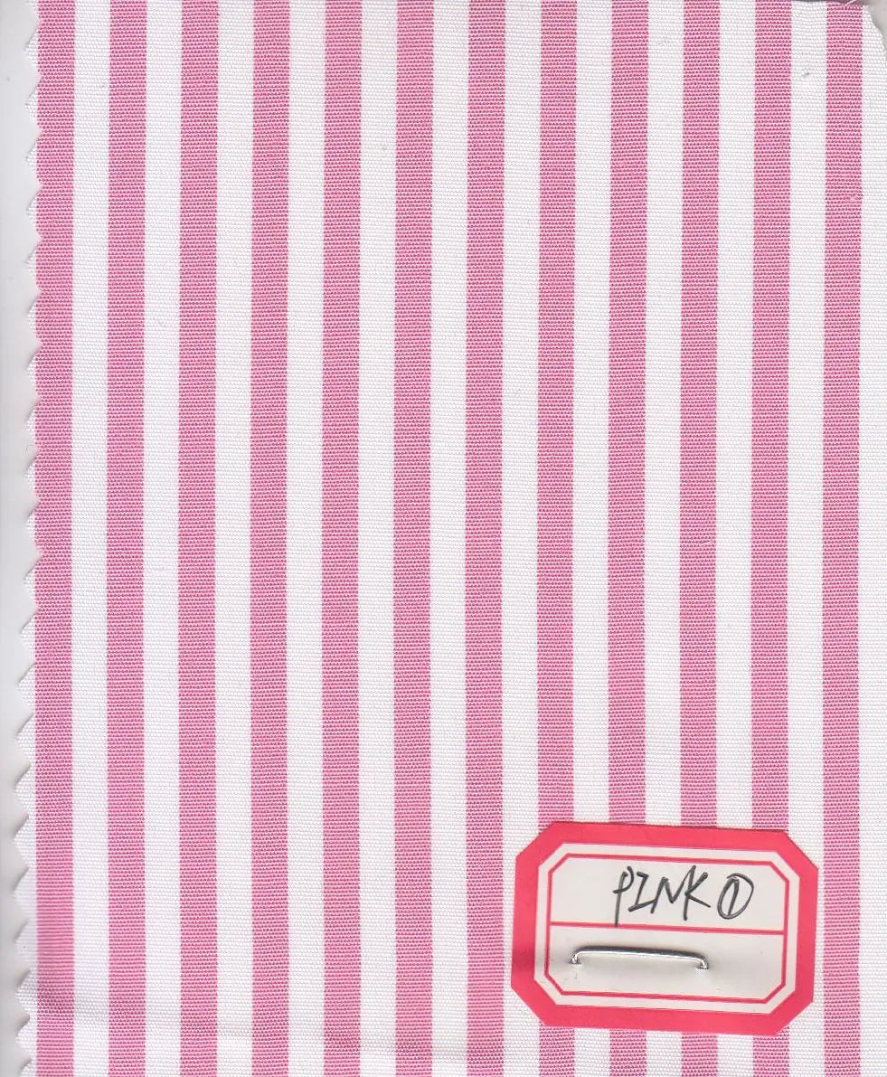1 Yard Poplin Stripe Woven Fabric, 57/58″ Wide Polyester Cotton Blend