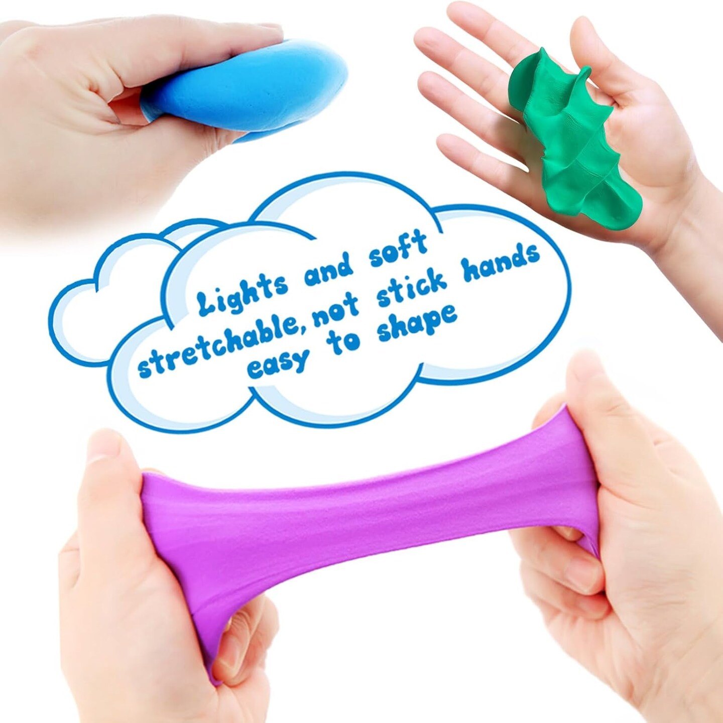 Modeling Clay Kit - 36 Colors Air Dry Magic Clay, DIY Molding-3-12 Year Old