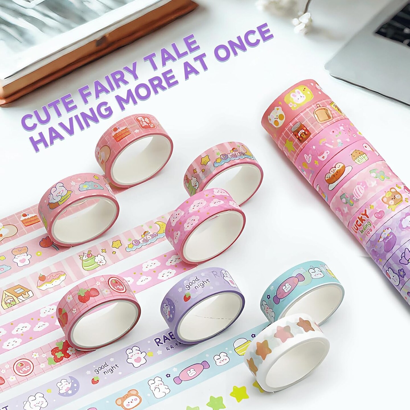 60 Rolls - Decorative Washi Tape Set