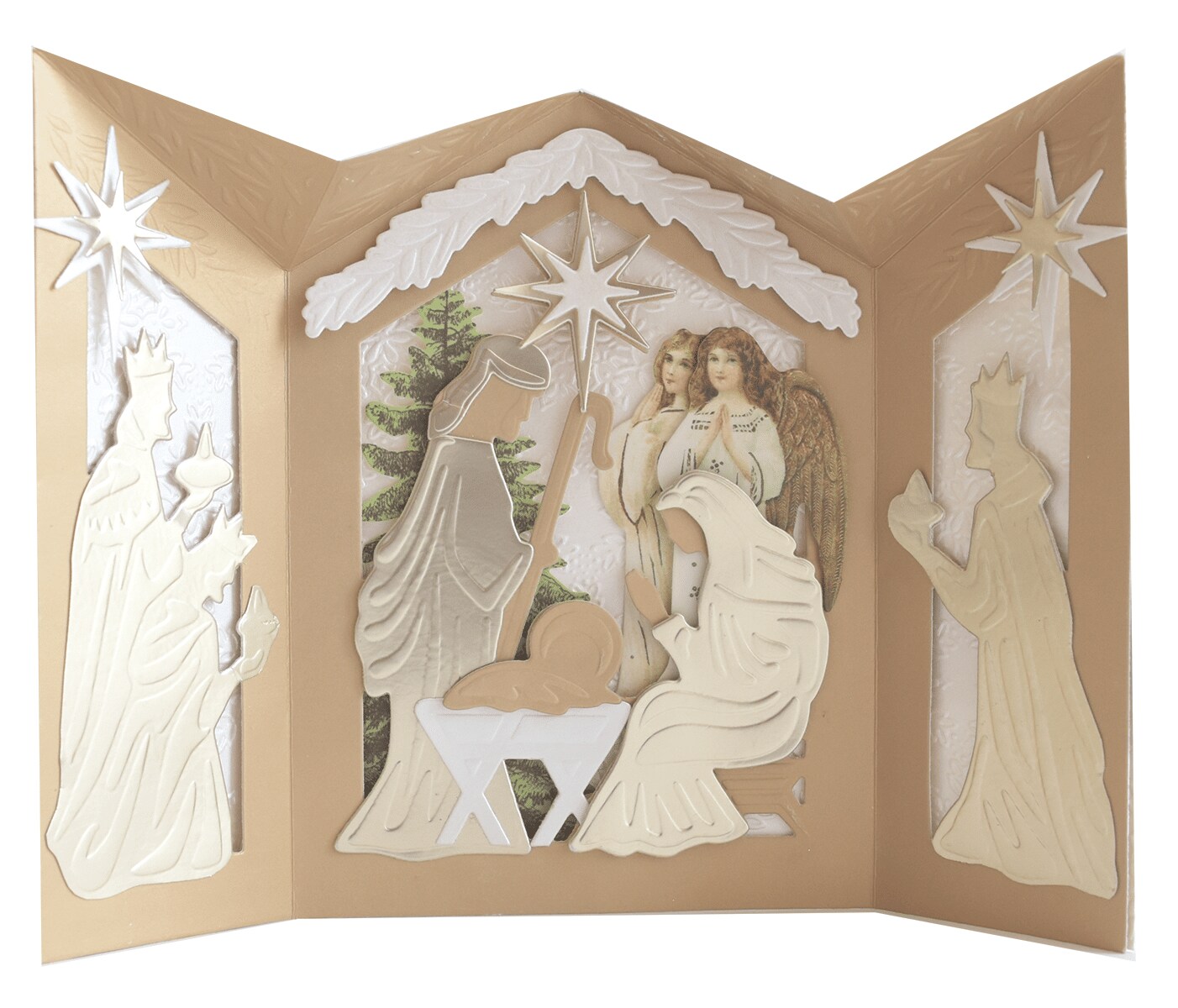 Nativity Shadow Box Dies