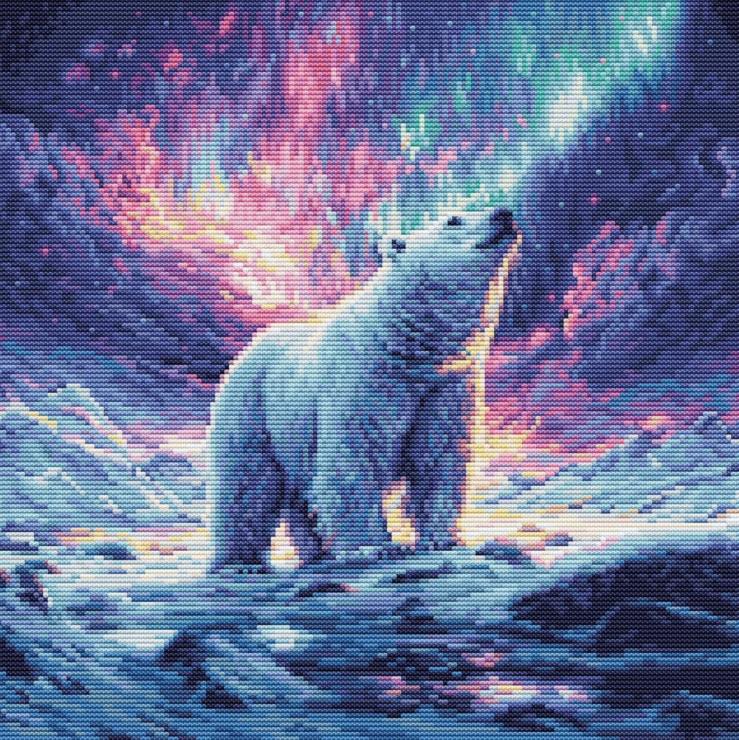 &#xA0;The Northern Lights B712L Counted Cross-Stitch Kit