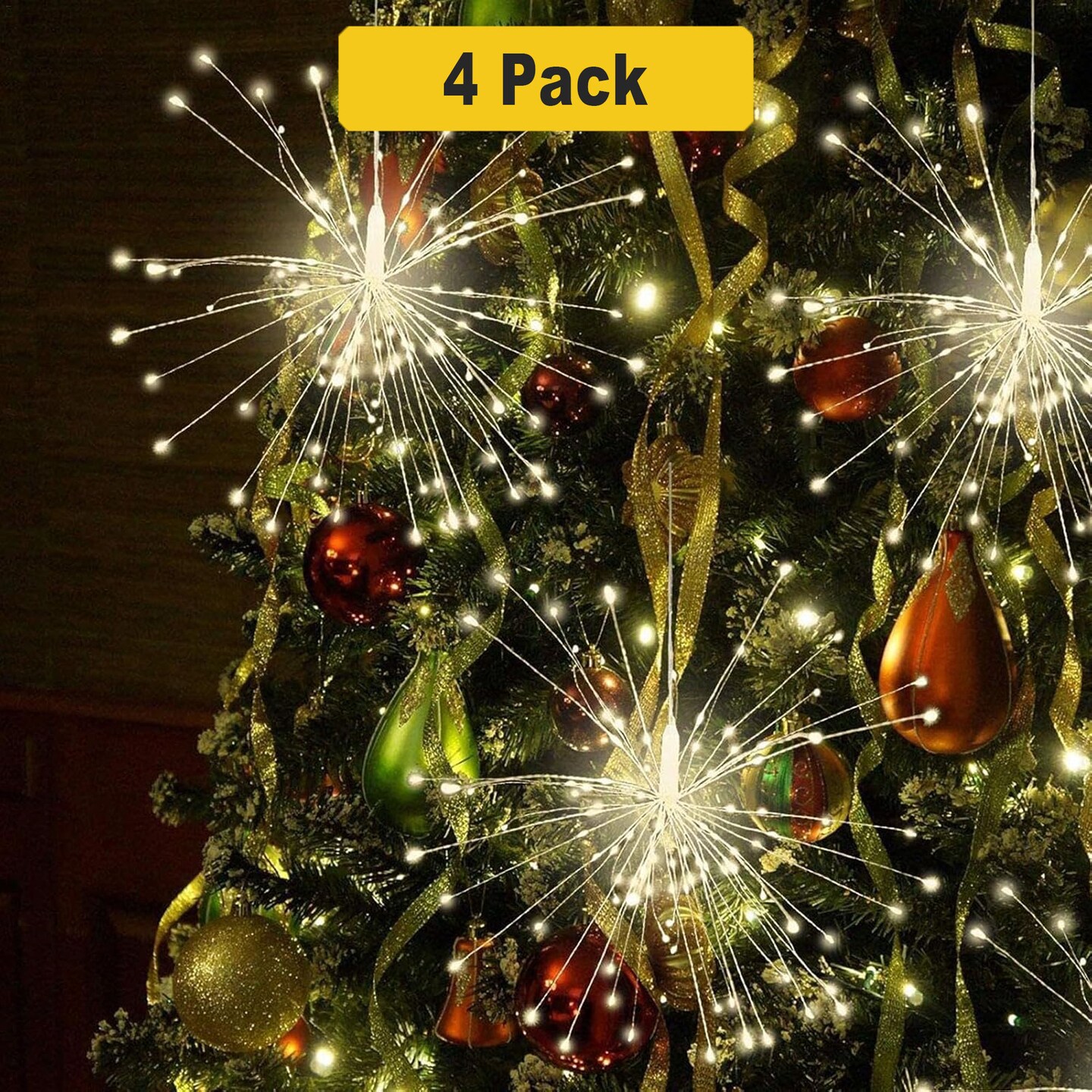 80 LED Dandelion Fairy Lights Battery Operated For Christmas