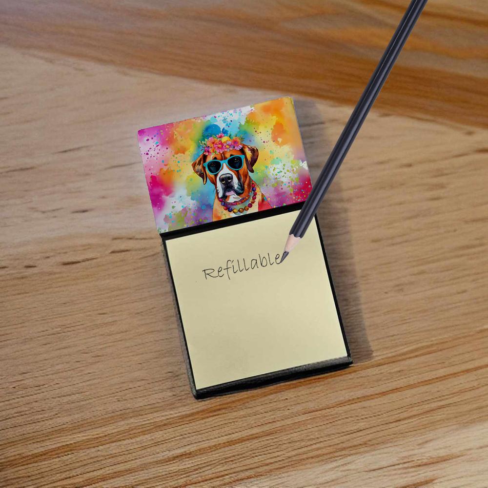 Edge Collections - 3" x 3" - Multicolor - Sticky Note Holder Refillable Dispenser Self-Sticky Note Pads, Memo Pads Blank Desk Accessories - 1 pieces