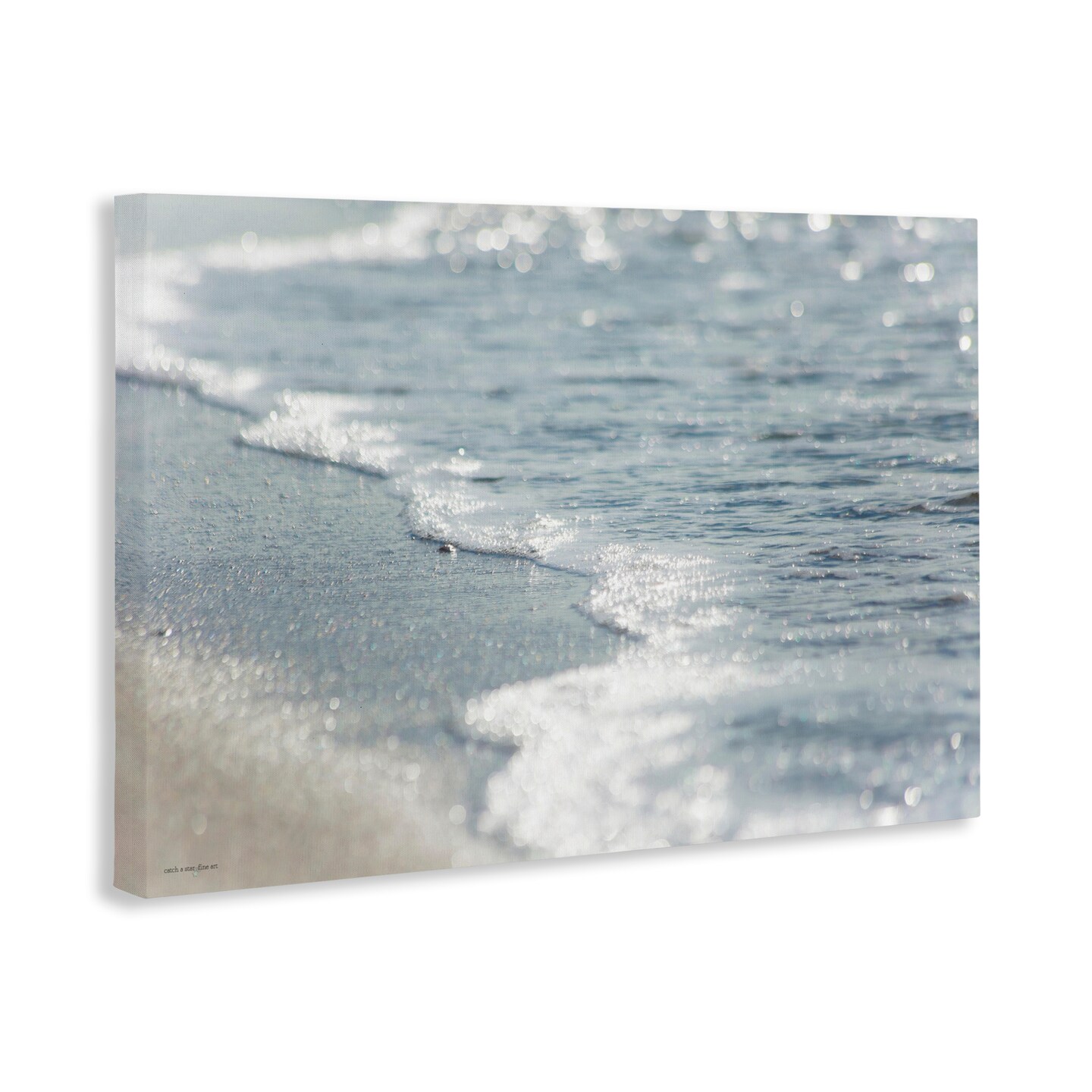 Stupell Industries Ocean's Kiss Shoreline Canvas, design by Seven Trees Design