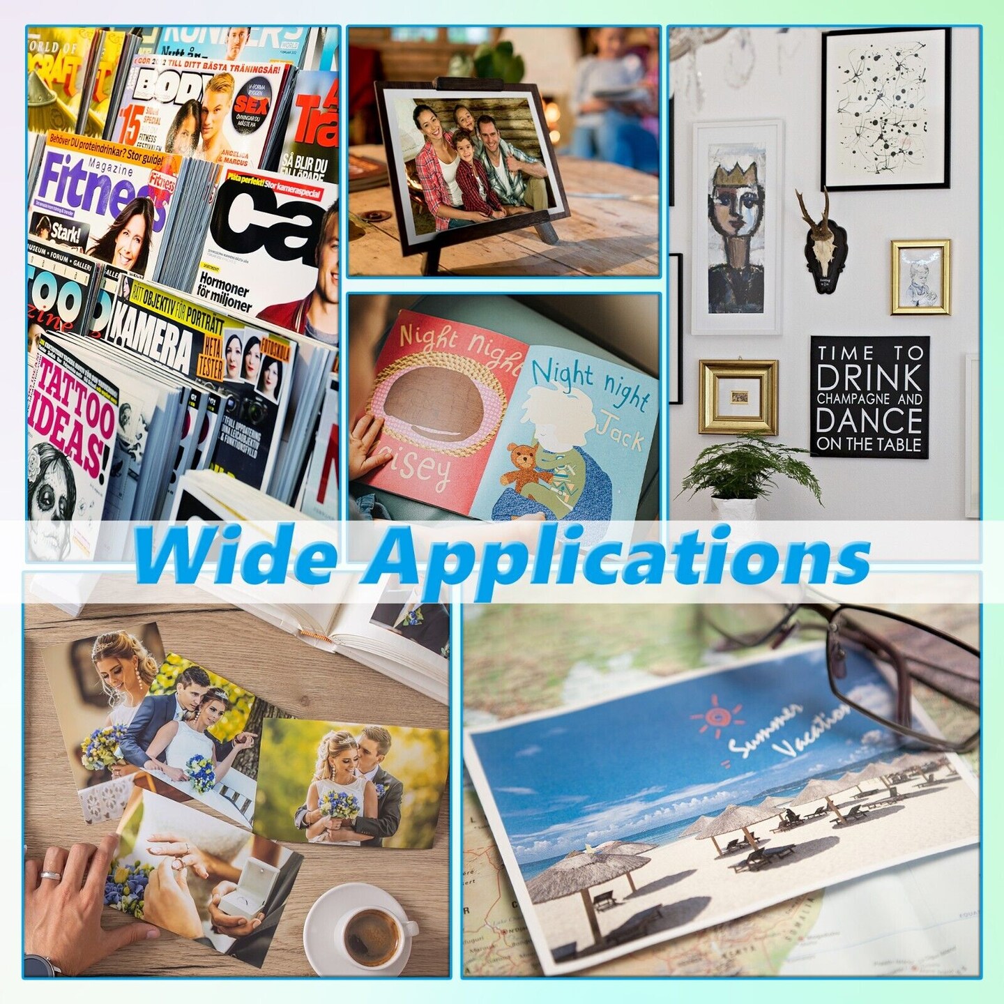 Sihl 100 Sheet Premium Glossy Inkjet Printer Photo Paper 8.5x11 48lb Photograph