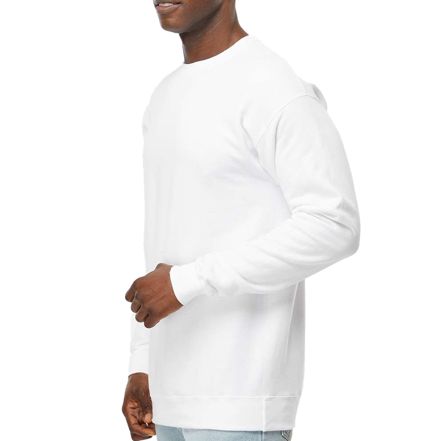 Hanes Perfect Fleece Crewneck Sweatshirt, Ideal for Cricut & Embroidery