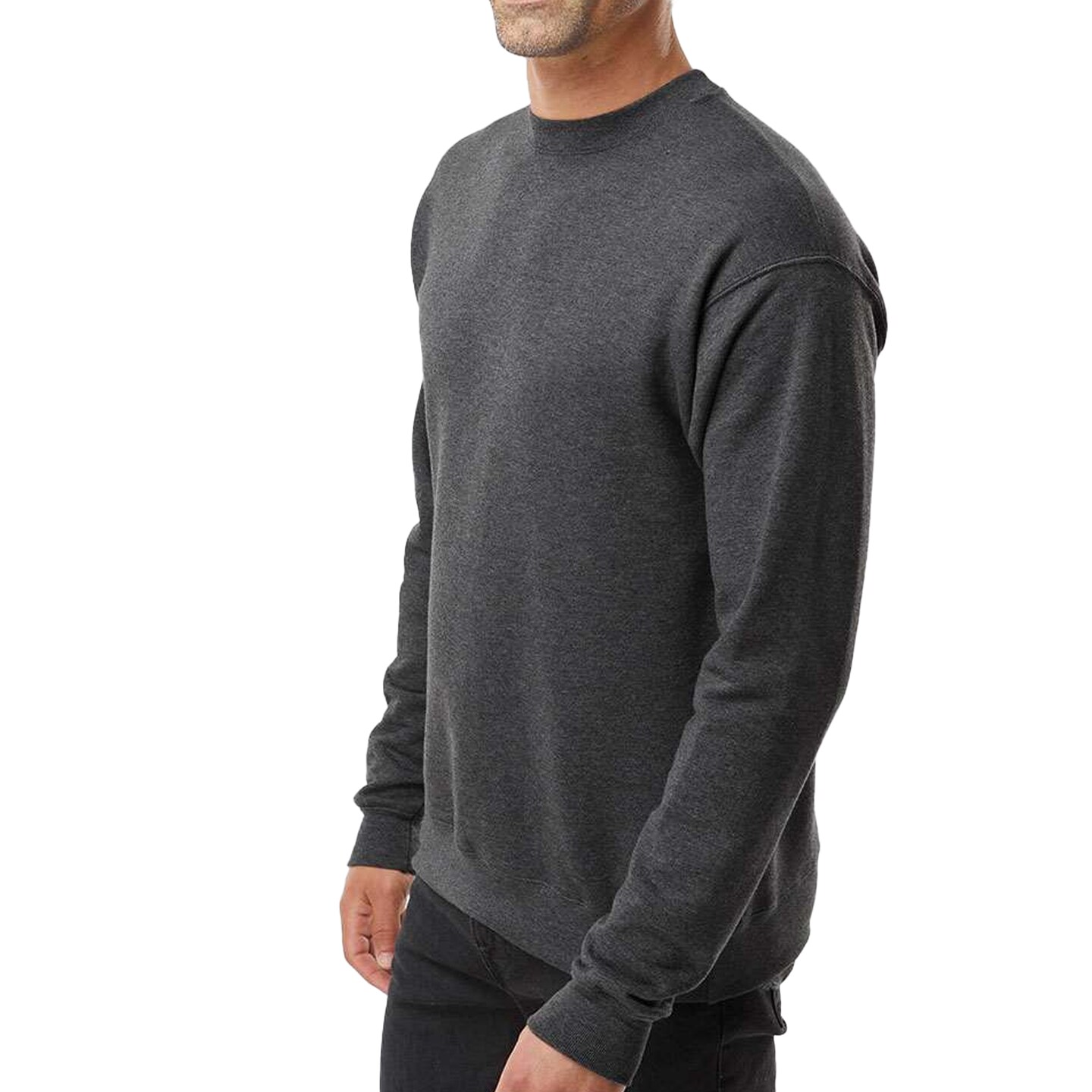 Hanes Perfect Fleece Crewneck Sweatshirt, Ideal for Cricut & Embroidery