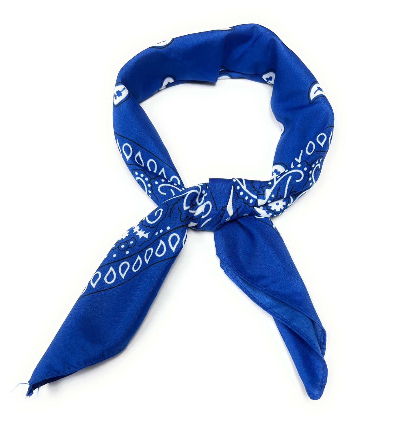 Pack of 5 Paisley Women's Neck Scarf Soft, Shiny 27"x27" Chiffon Square