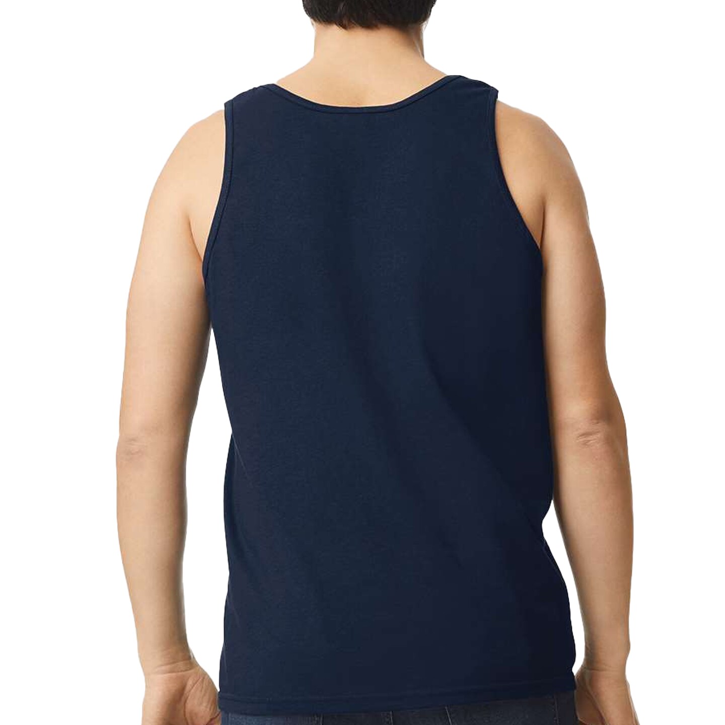 Gildan Ultra Cotton Tank Top, Sleeveless Sport Shirts for Men Multicolor Tee