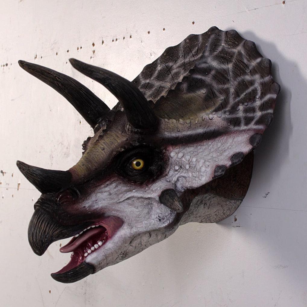 Triceratops Dinosaur Head Medium Statue