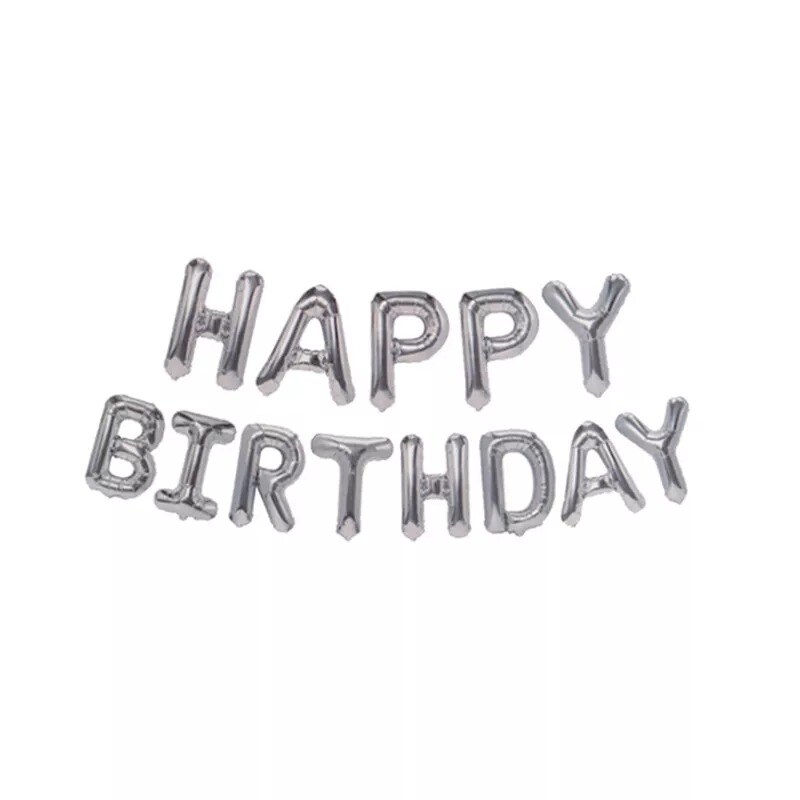 Happy Birthday Self-Inflating Balloon Banner Party Decoration