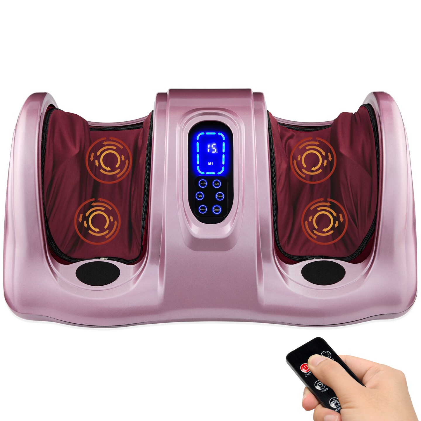 Best Choice Products Therapeutic Kneading &#x26; Rolling Shiatsu Foot Massager w/ High Intensity Rollers, Remote