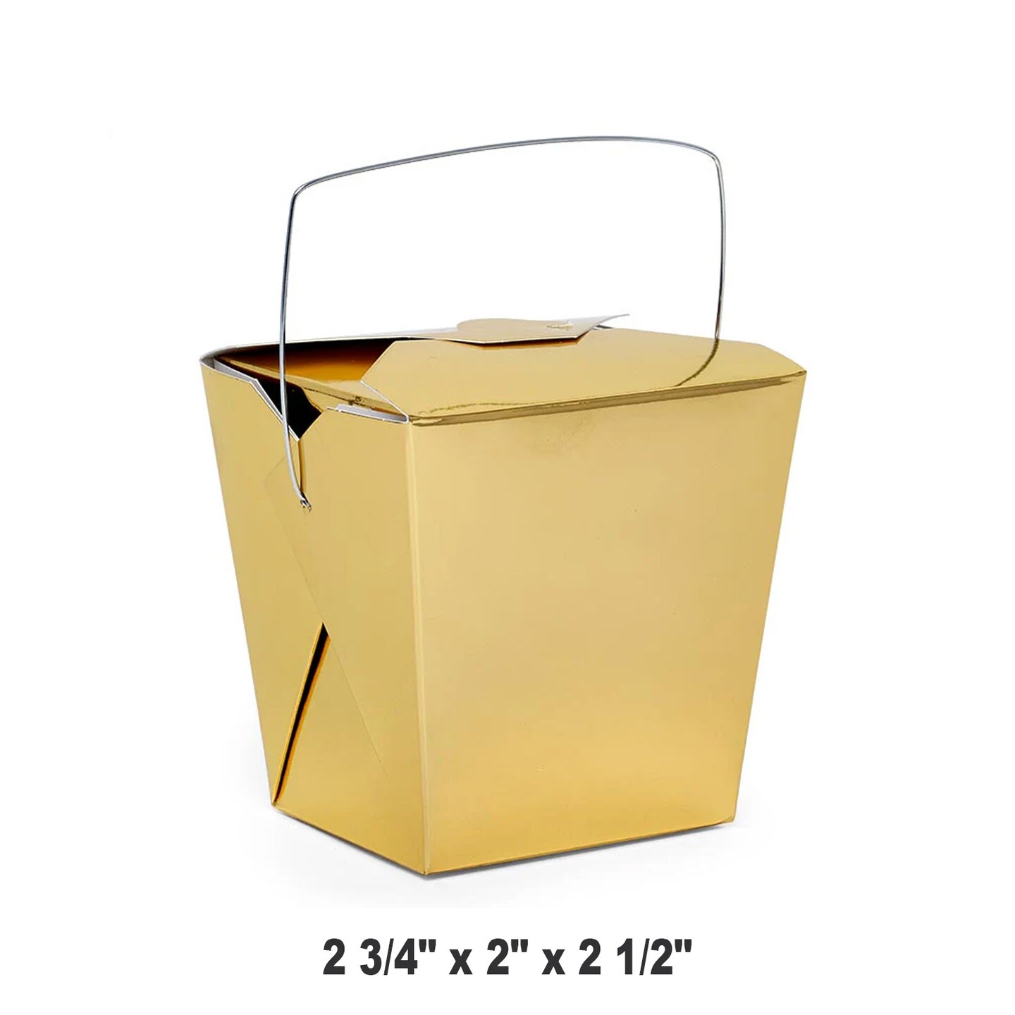 Compact Metallic Handle Boxes 2.75&#x22; x 2&#x22; x 2.5&#x22;