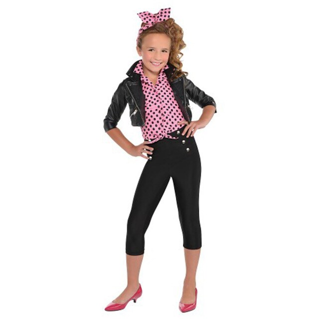Pretty Greaser Girl Child Costume - Xlarge