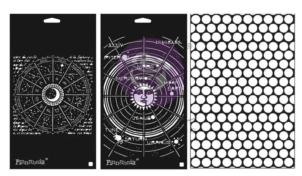 Prima Marketing Inc Scrapbooking Limited Edition Stencil Set - Celestial 655350969981