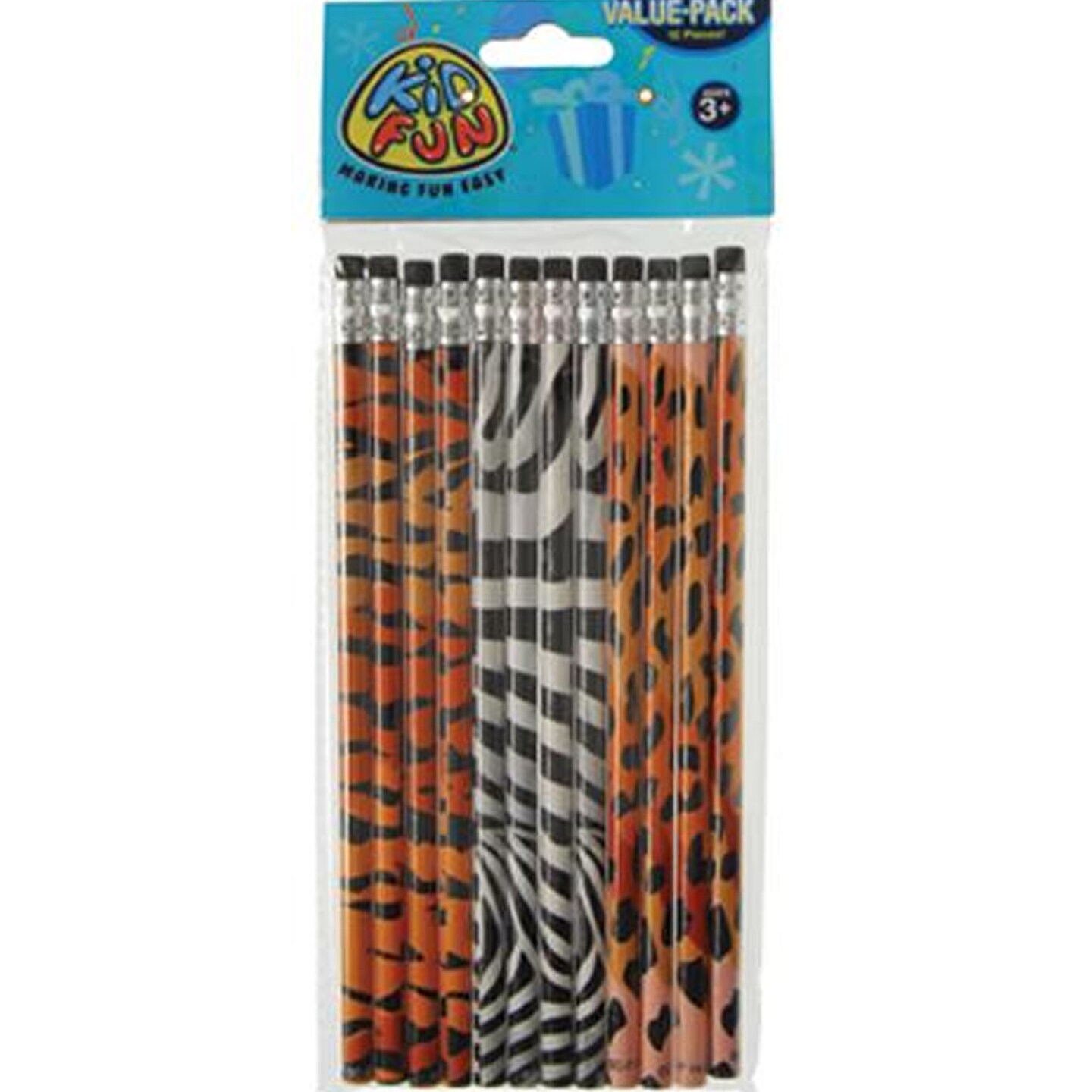 Animal Print Pencils Include 12 Units