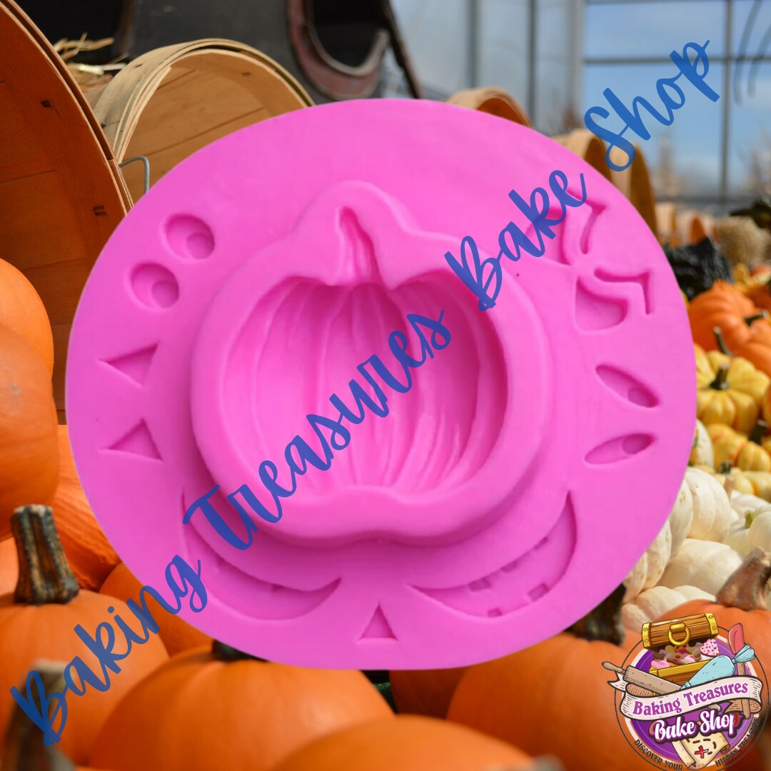 Pumpkin Face Silicone Mold