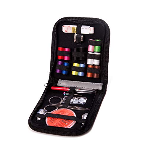 Embroidex Sewing Kit for Home, Travel &#x26; Emergencies - Filled with Quality Notions Scissor &#x26; Thread - Great Gift