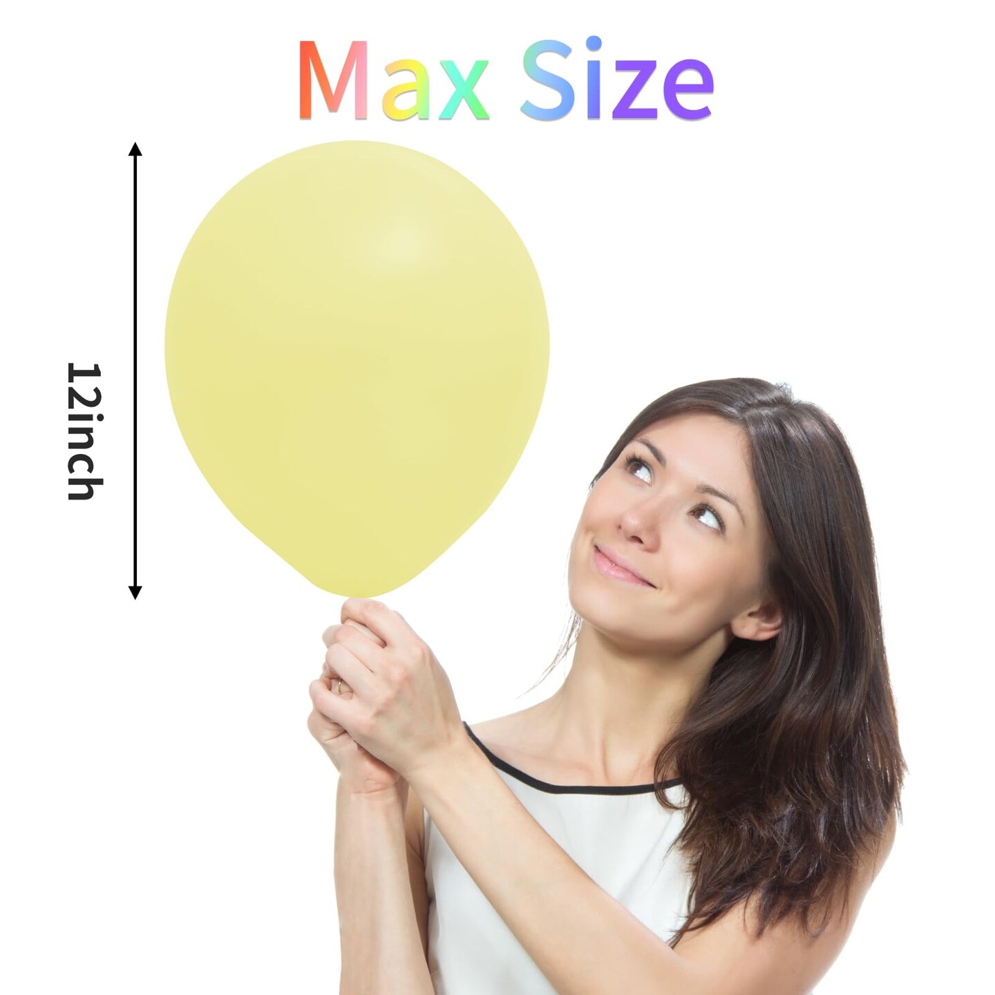 RUBFAC 120pcs Pastel Balloons Assorted Colors 12 Inches Multicolor Balloons for Kid's Birthday Rainbow Party Baby Shower Arch Garland Decoration