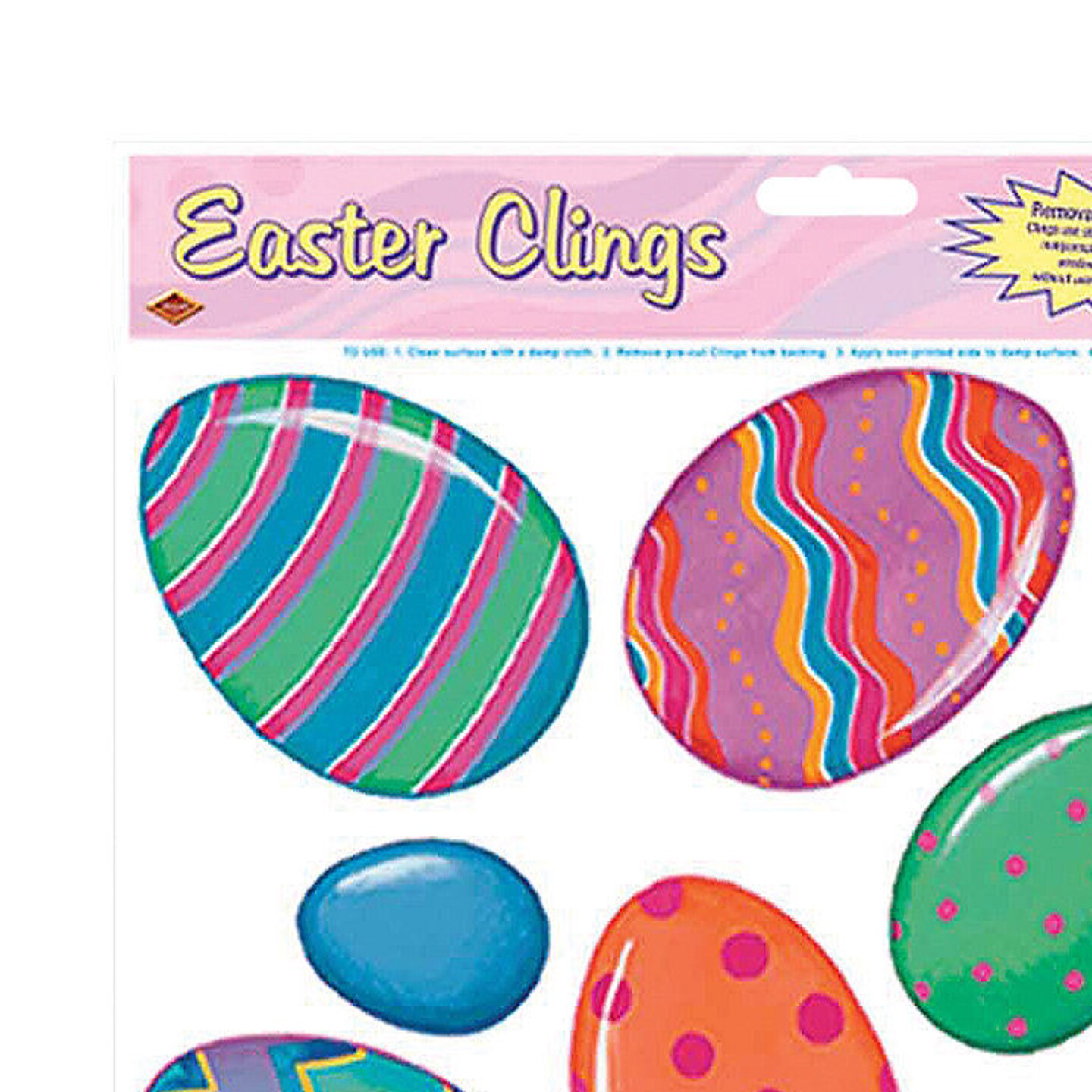 Bright Egg Window Clings