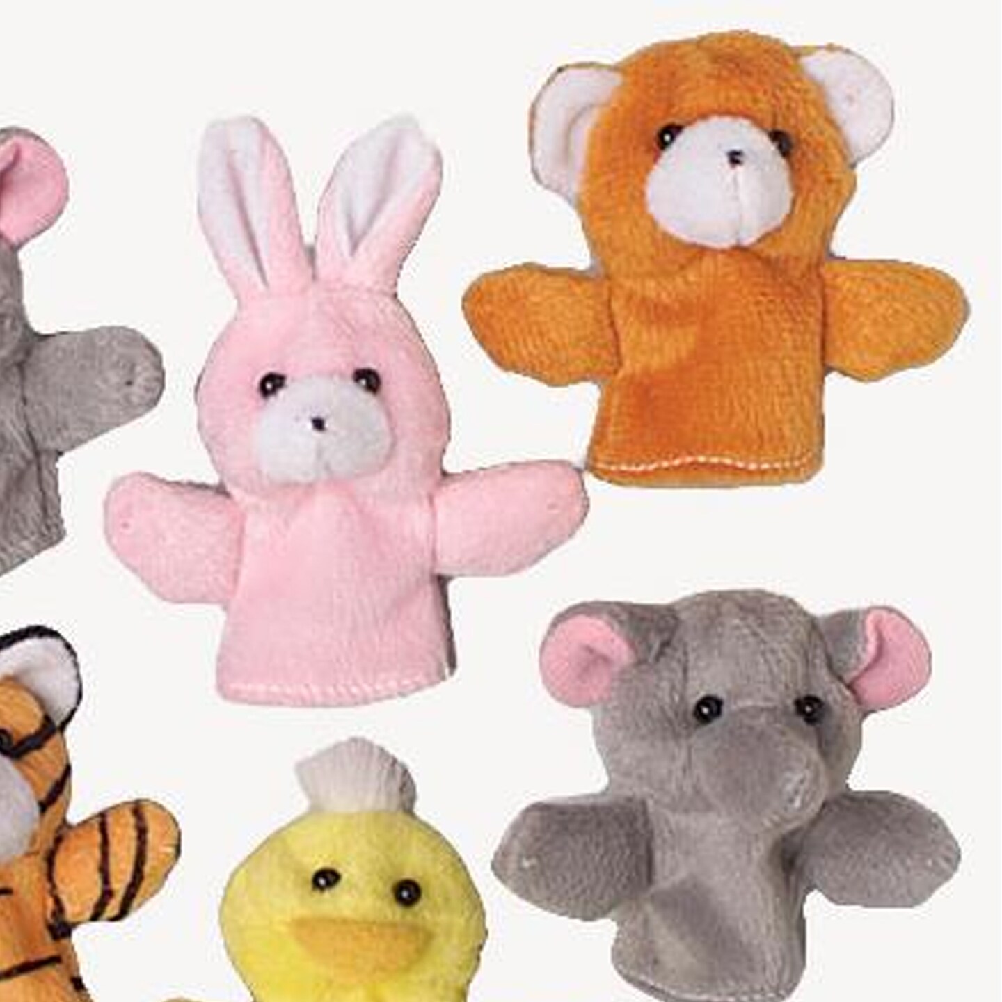Animal Finger Puppets Include 12 Units