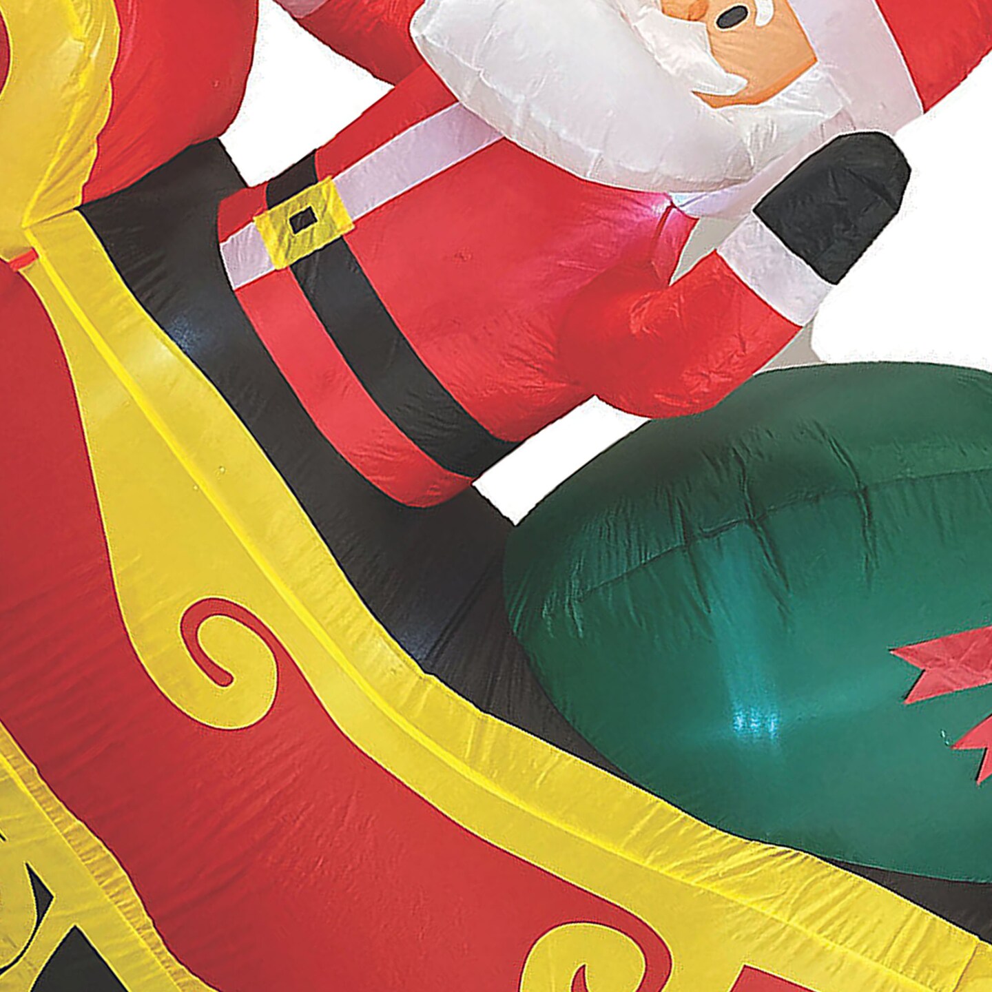 Santa Sleigh Inflatable 7 Ft