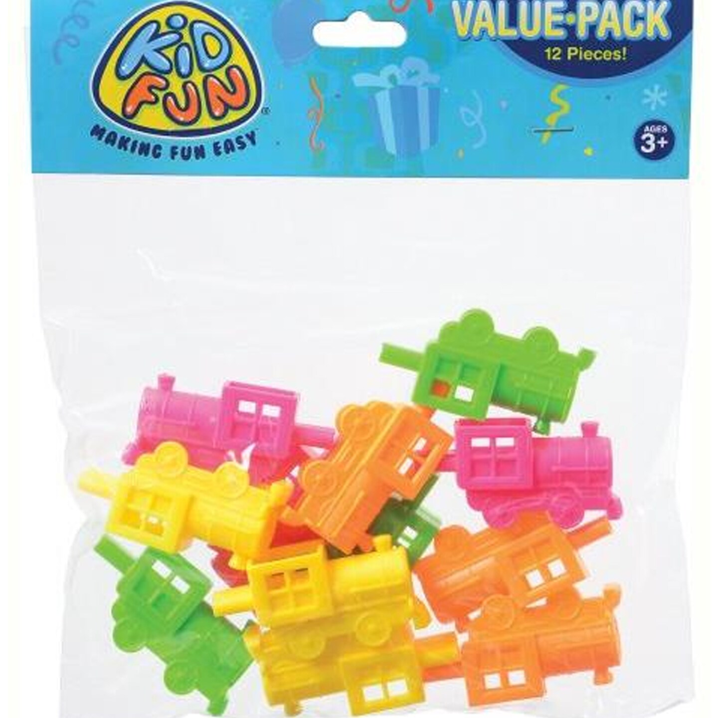 Mini Neon Train Whistles Include 12 Units