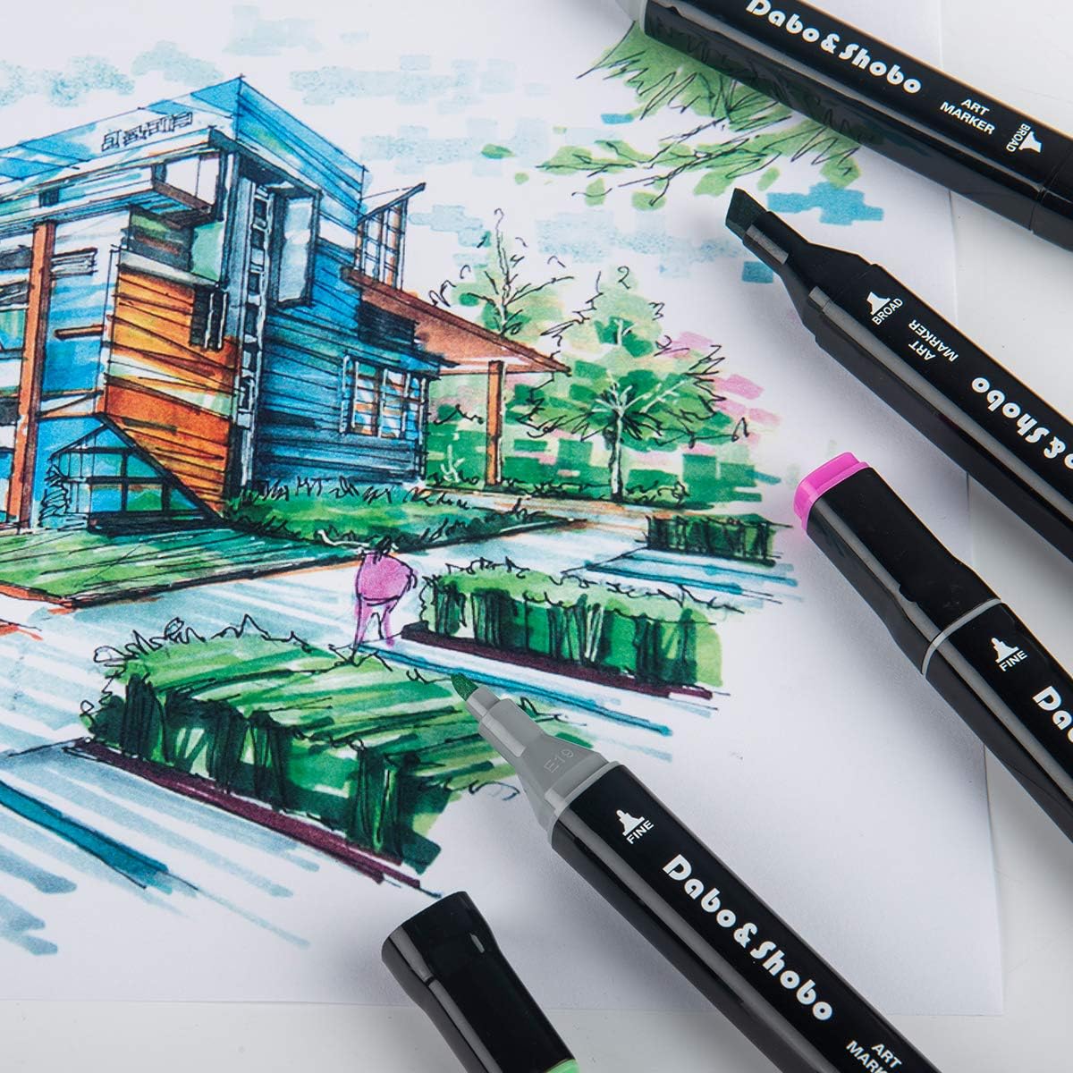 120 Color Alcohol Marker Pens