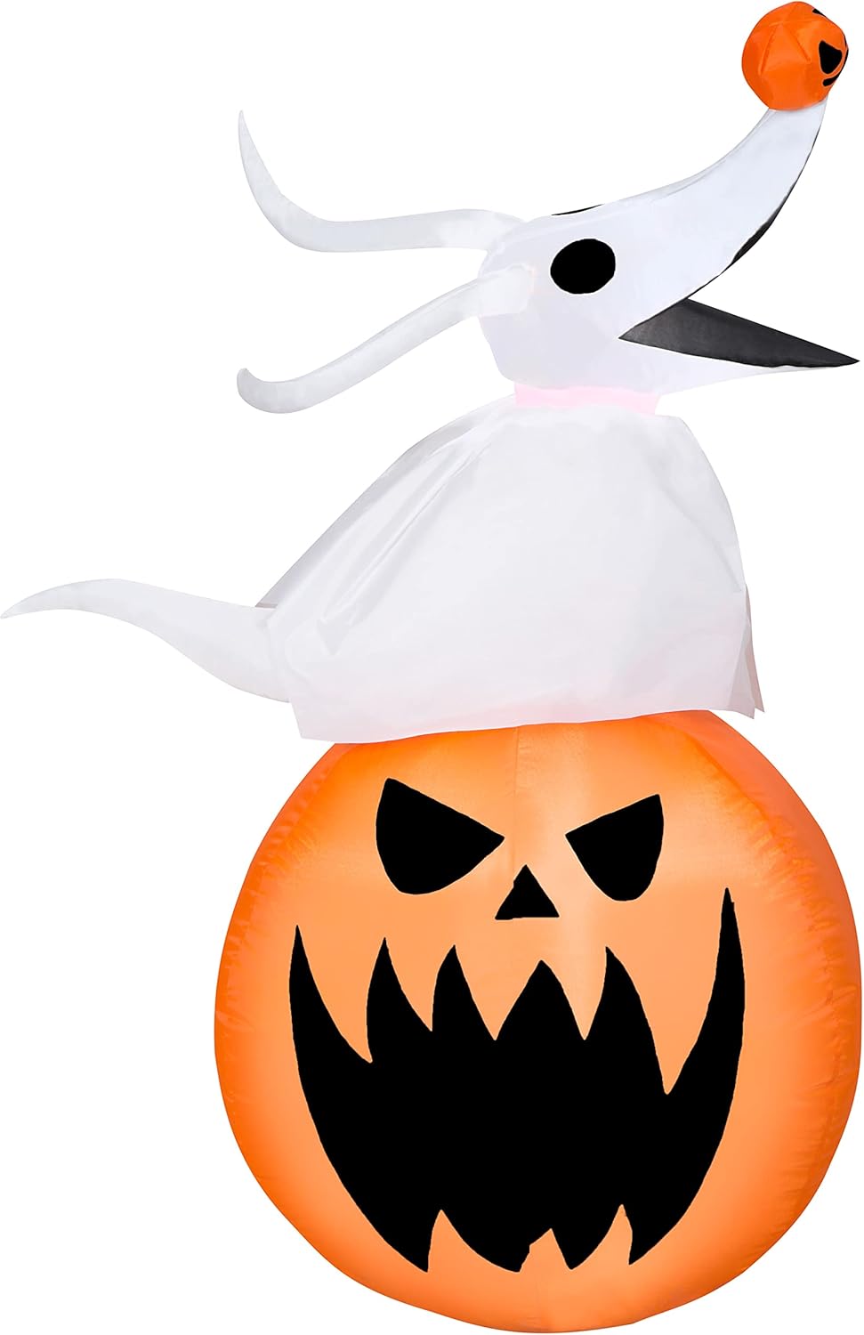3.5' Gemmy Airblown Inflatable Nightmare Before Christmas Zero on Jack O' Lantern Yard Decoration 228681