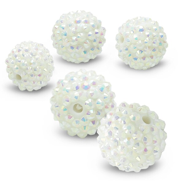 20mm Resin rhinestone beads