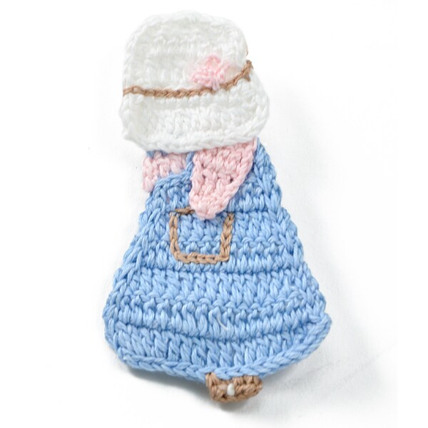 Crochet Girl Applique/Patch