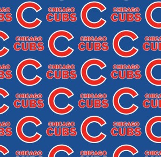 Licensed MLB Chicago Cubs Cotton 6635-B Fabric by the Yard
