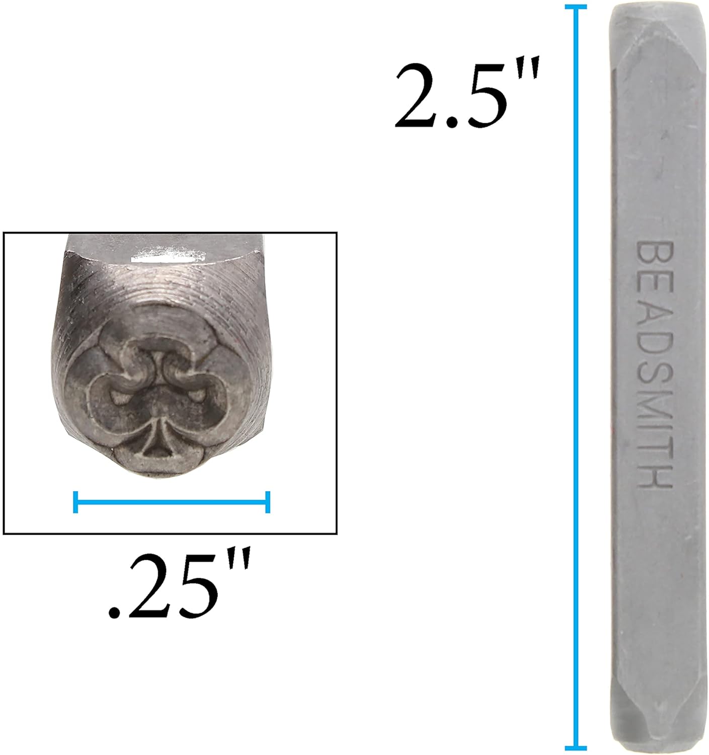 The Beadsmith Steel Design Stamps - Jewelry Stamping Tools, Eagle Design, 2.25 Inches w/ 6 mm Base