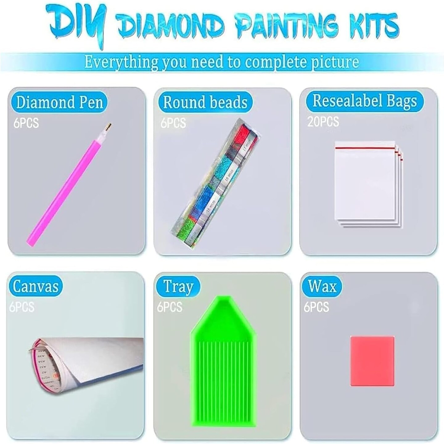 Diamond Painting Kits - DIY 5D Diamond Art Packs