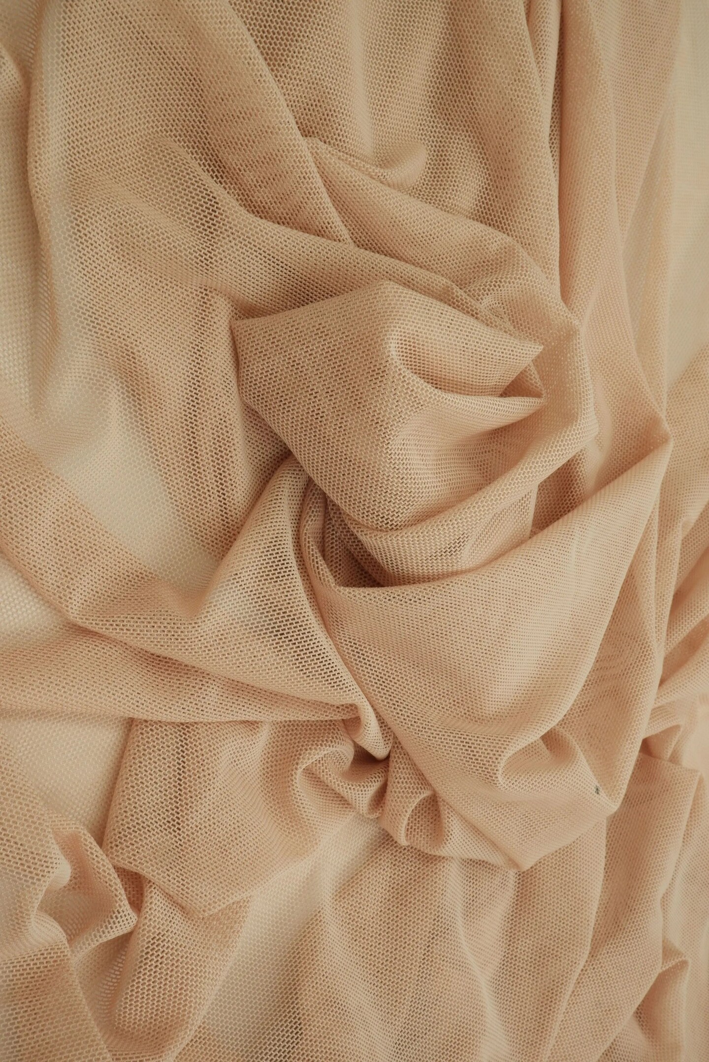 1 Yard Solid Polyester Spandex Mesh Fabric Poly Span 58/60″ Width