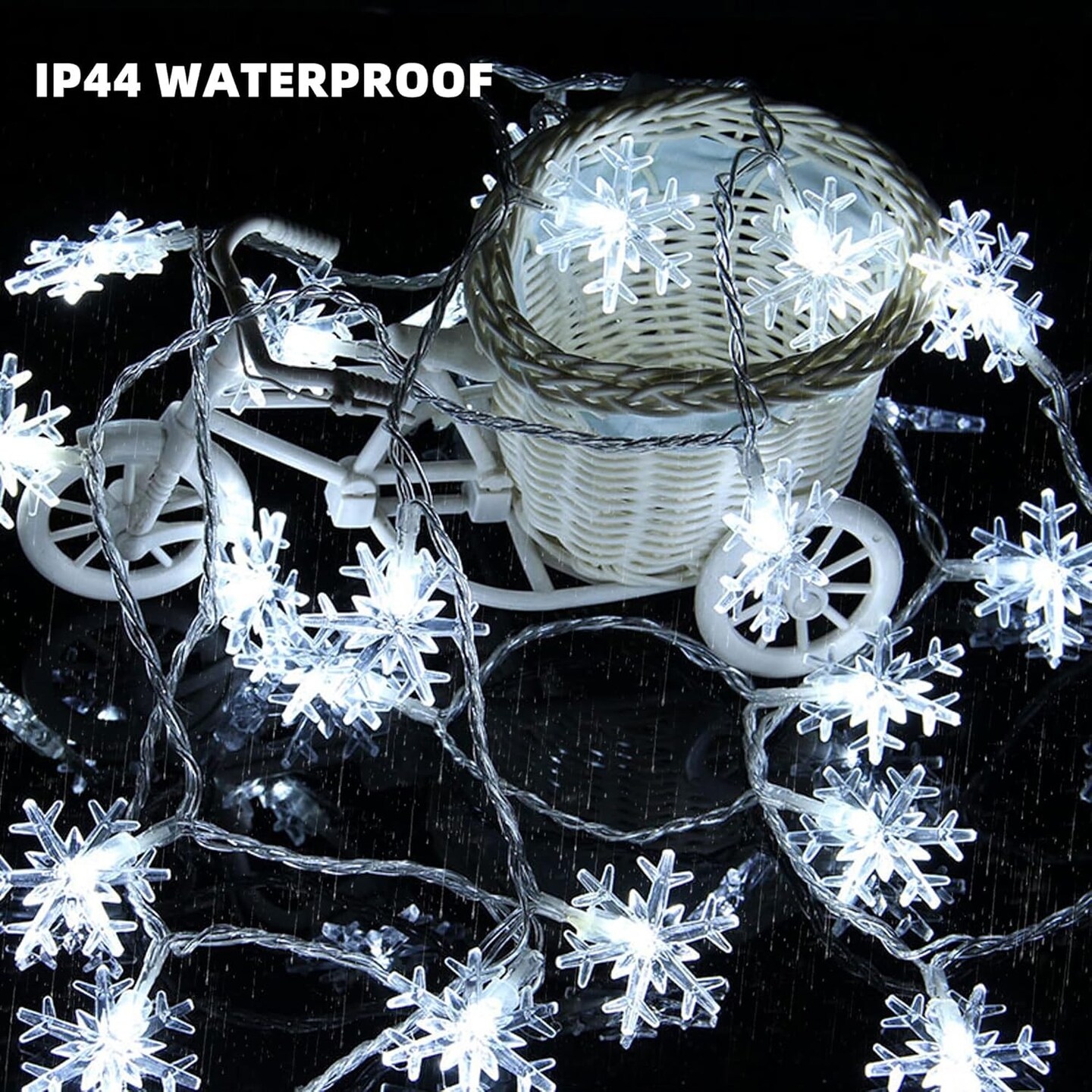 Christmas Snowflakes String Lights