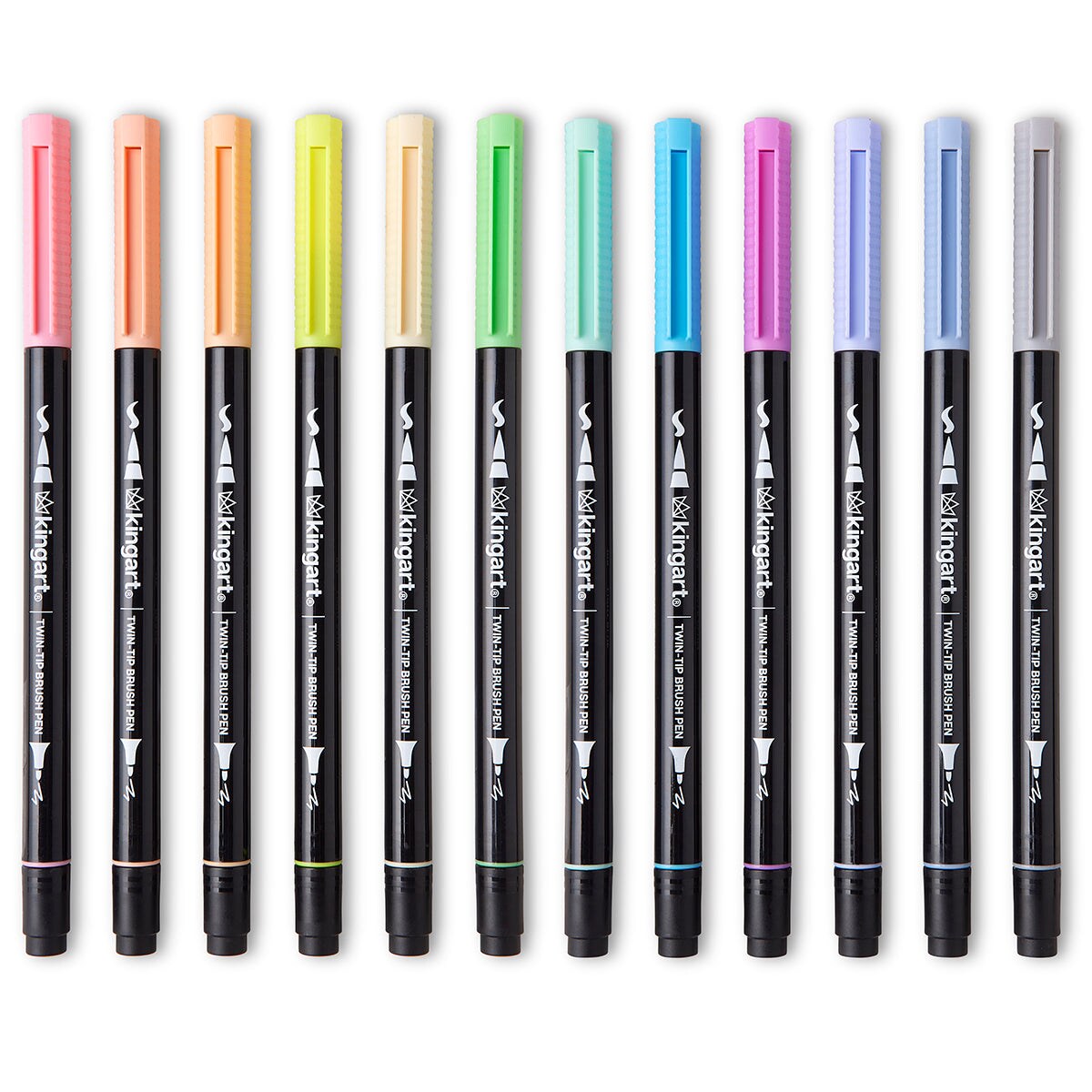 Kingart Brush Pen Professional Kingart Pro King Art Dual Tip Brush