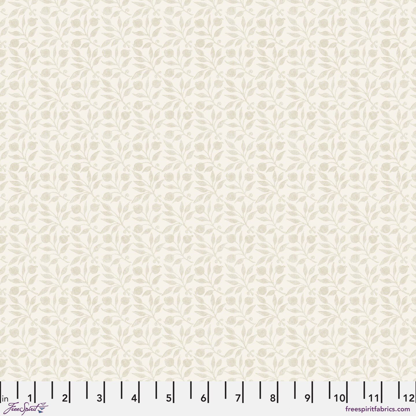 Rosehip Medium in Biscuit (pwwm125.biscuit) | The Oxford Holiday Collection | The Original Morris & Co | Free Spirit
