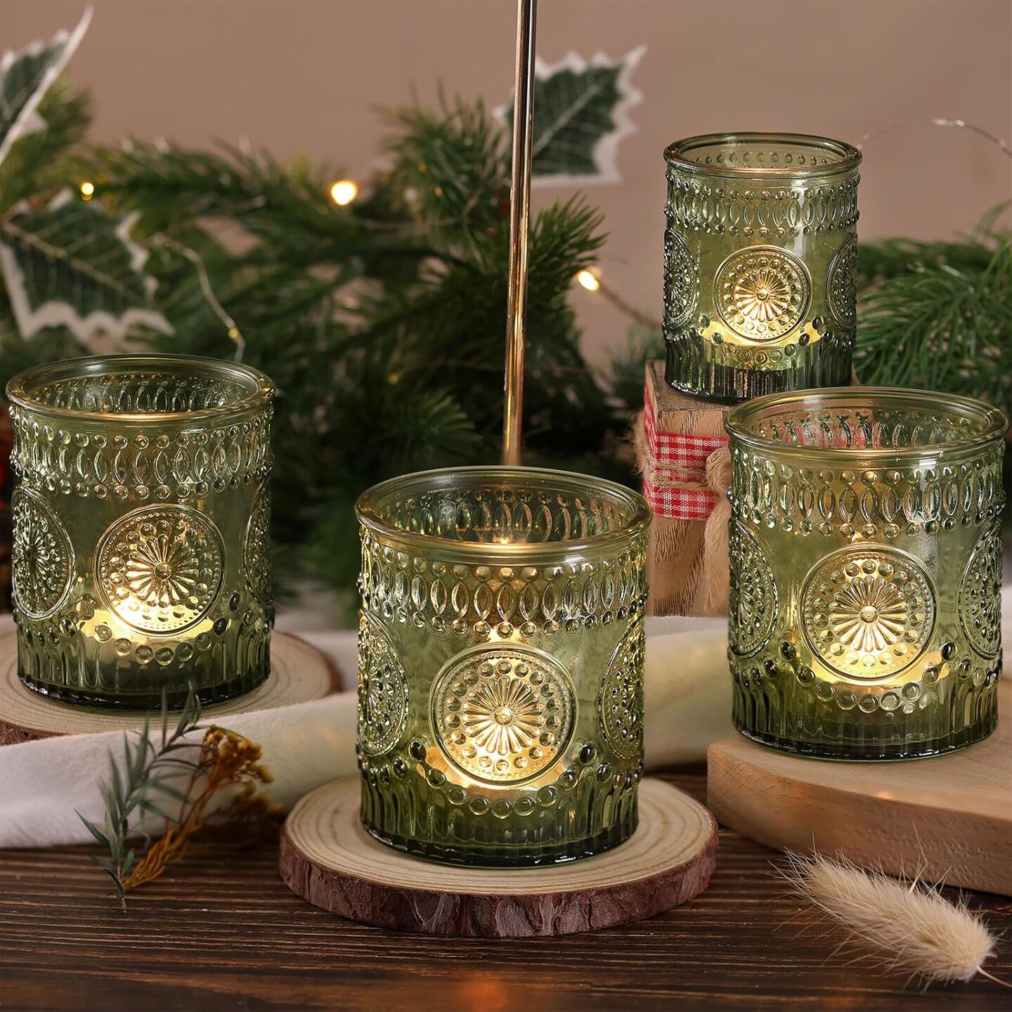 Glass Candle Jars Set of 8 for Making Candles