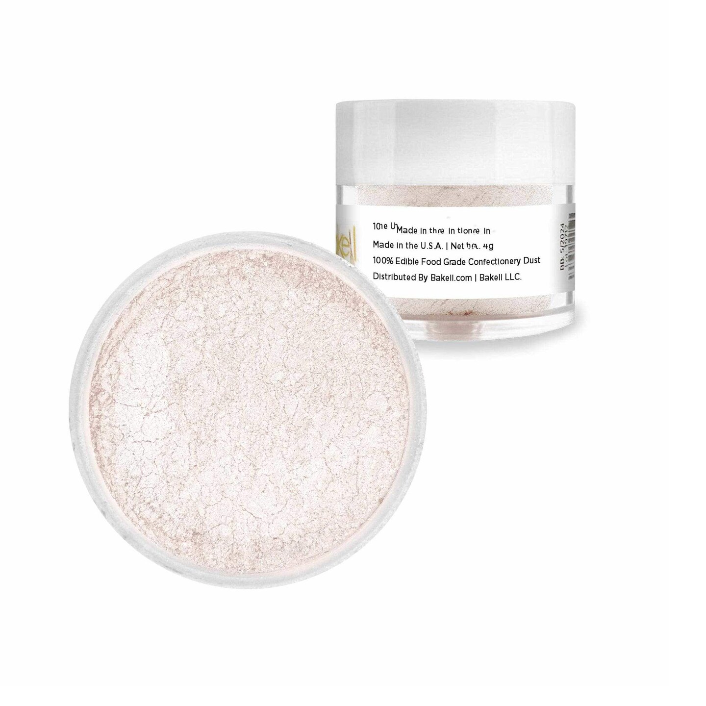 4 Gram Soft Rose Gold Kosher Edible Dust Luster Shimmer for Decorating Cakes and Fondant